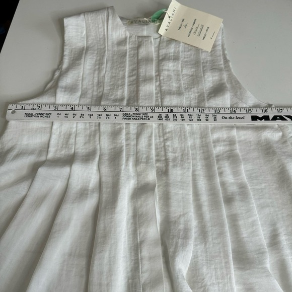 AVALIANI Top Sleeveless Silk Viscose Handmade Italian Blouse Size Small New - Picture 9 of 11